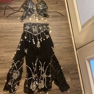 Belly dance two piece set size S